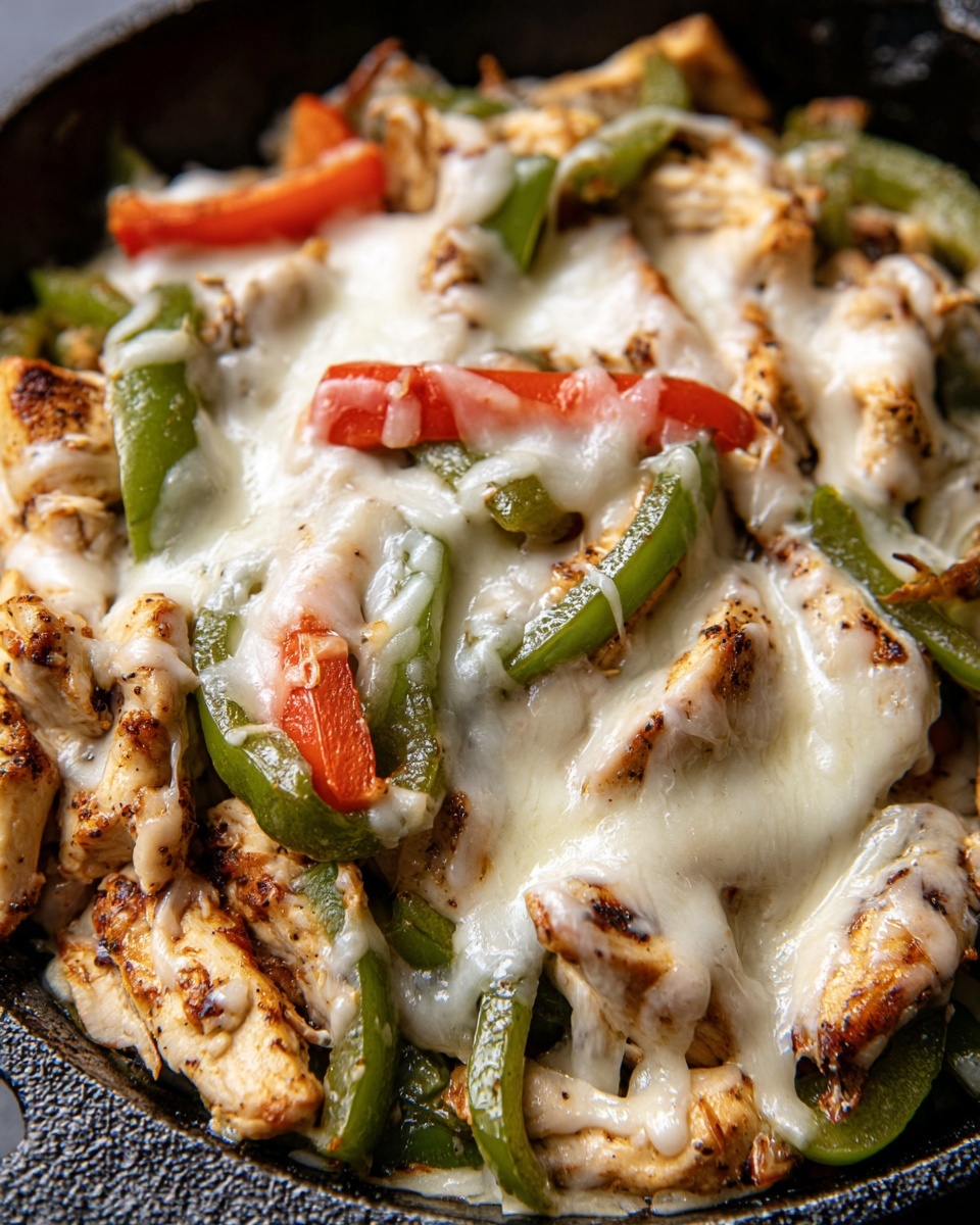 Chicken Cheesesteak Skillet Recipe - Recipe Image