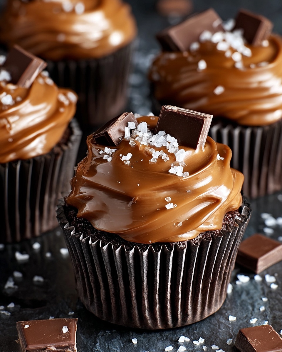 Salted Caramel Chocolate Mousse Cups Recipe - Recipe Image