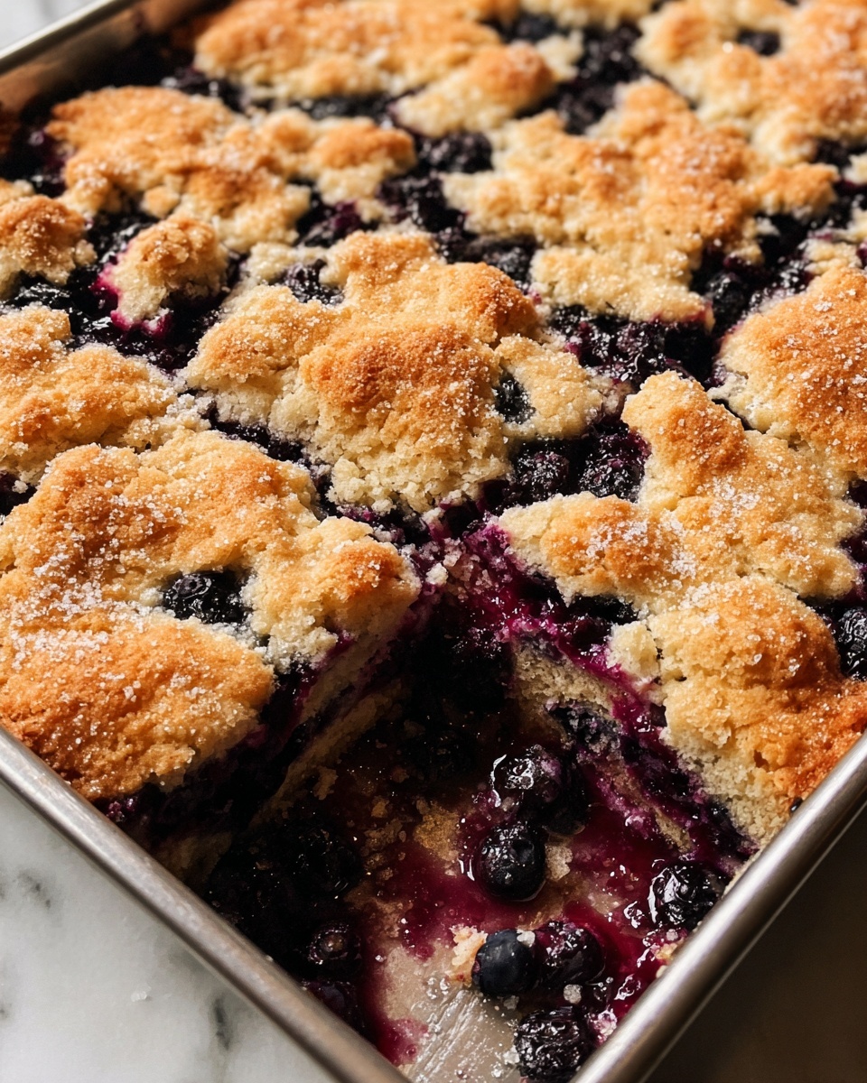 Buttermilk Blueberry Breakfast Cake Recipe - Recipe Image