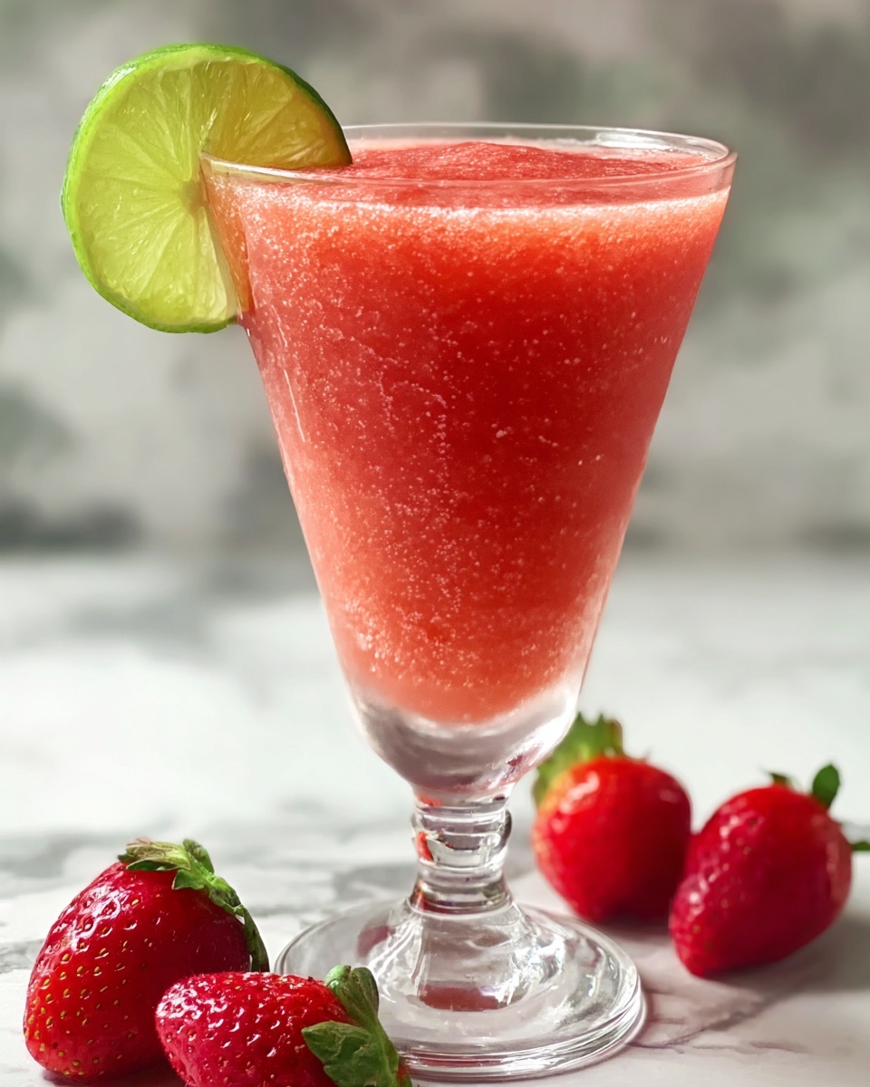 Easy Strawberry Daiquiri Recipe - Recipe Image
