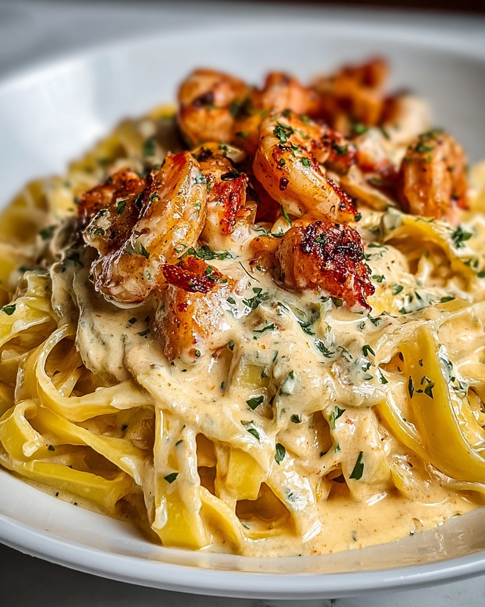 Creamy Tomato and Lobster Pasta Recipe - Recipe Image