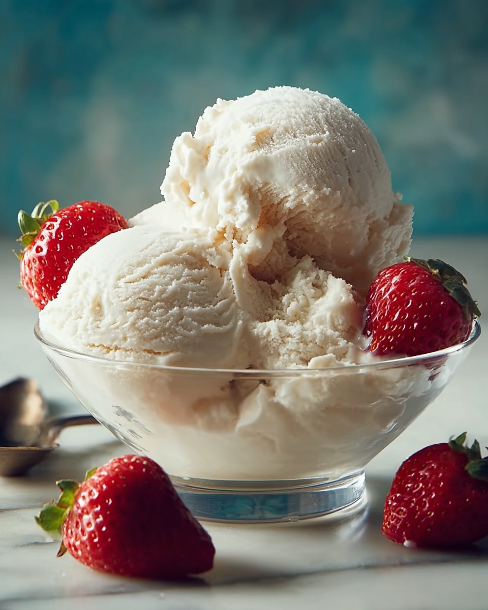 Easy Homemade Vanilla Ice Cream Recipe - Recipe Image