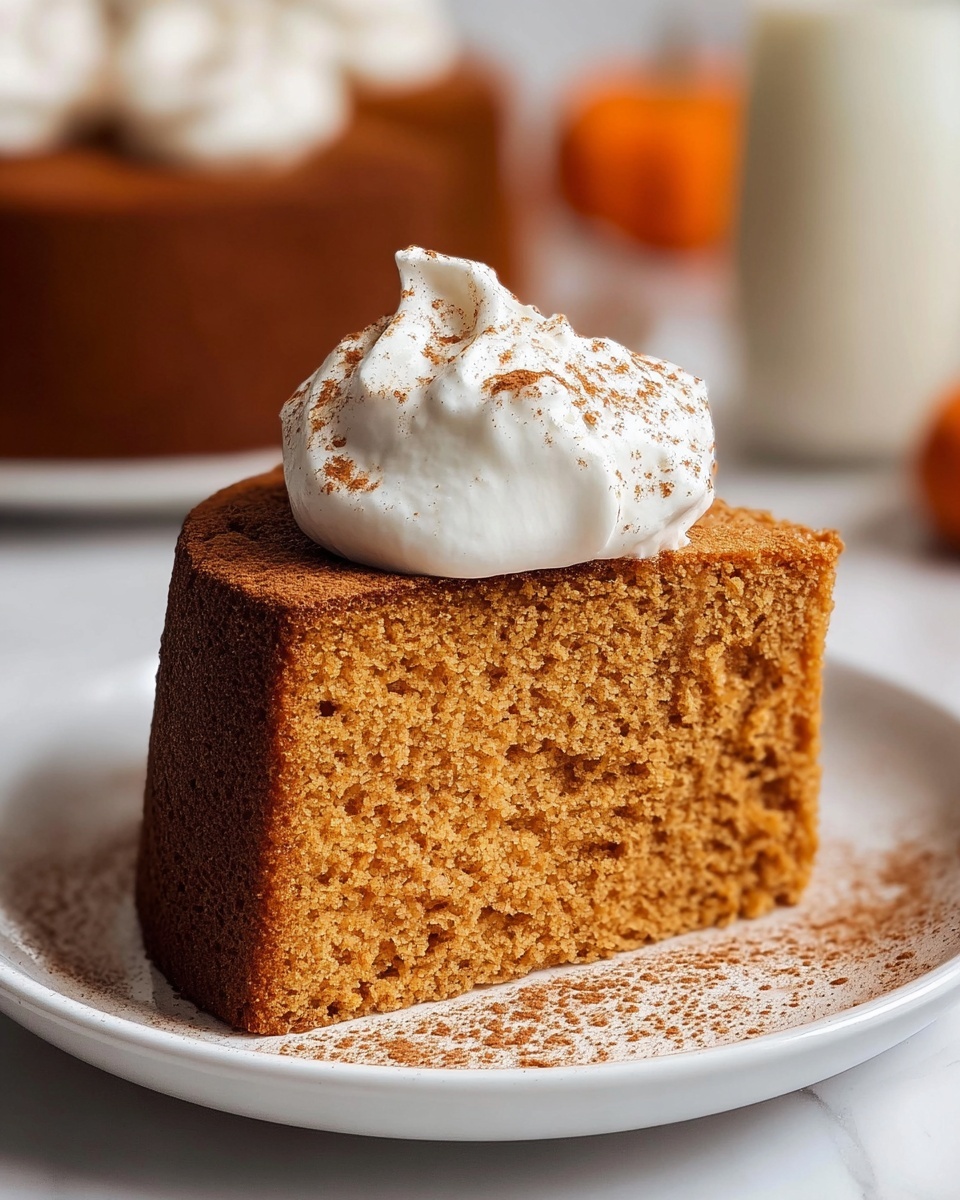 Pumpkin Angel Food Cake Recipe - Recipe Image