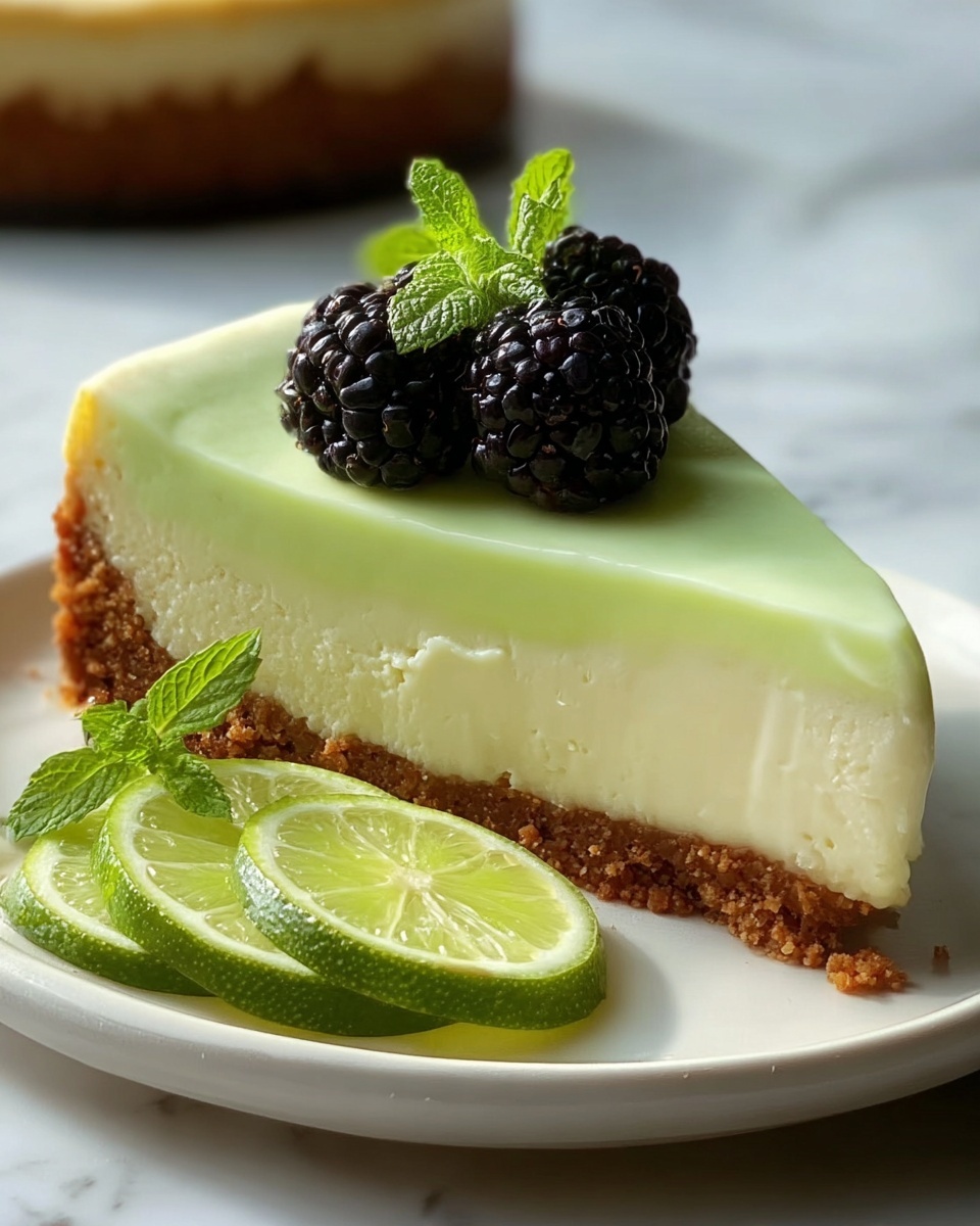 Refreshing Lime Mousse Cheesecake Recipe - Recipe Image