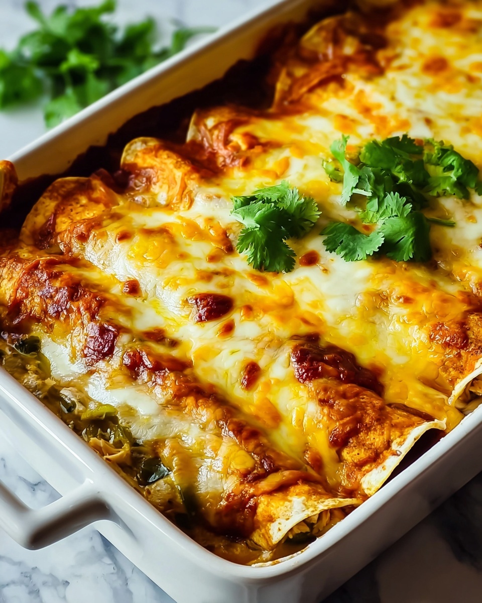 Cheesy Chicken Enchilada Casserole Recipe - Recipe Image