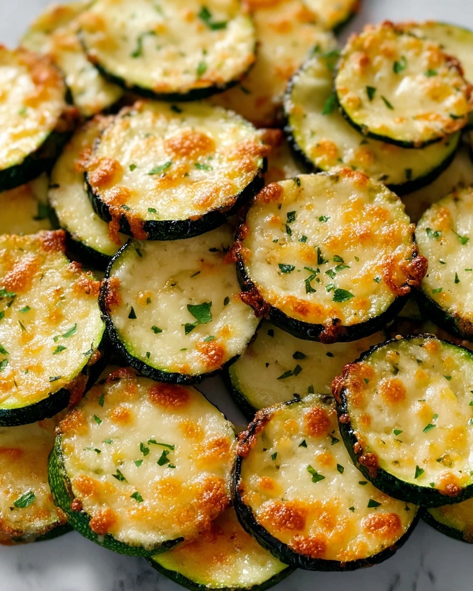 Crispy Parmesan Zucchini Rounds Recipe - Recipe Image