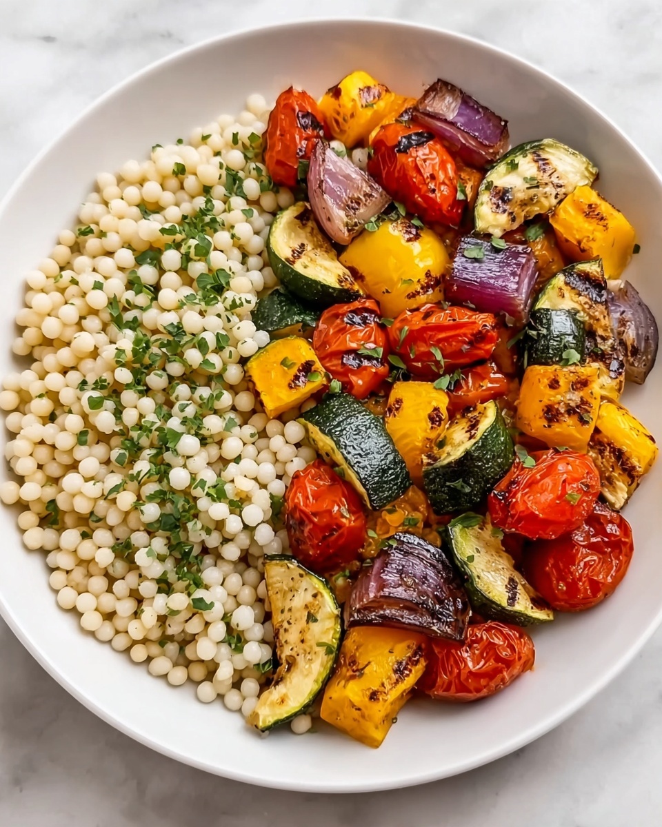 Mediterranean Halloumi Veggie Bake Recipe - Recipe Image