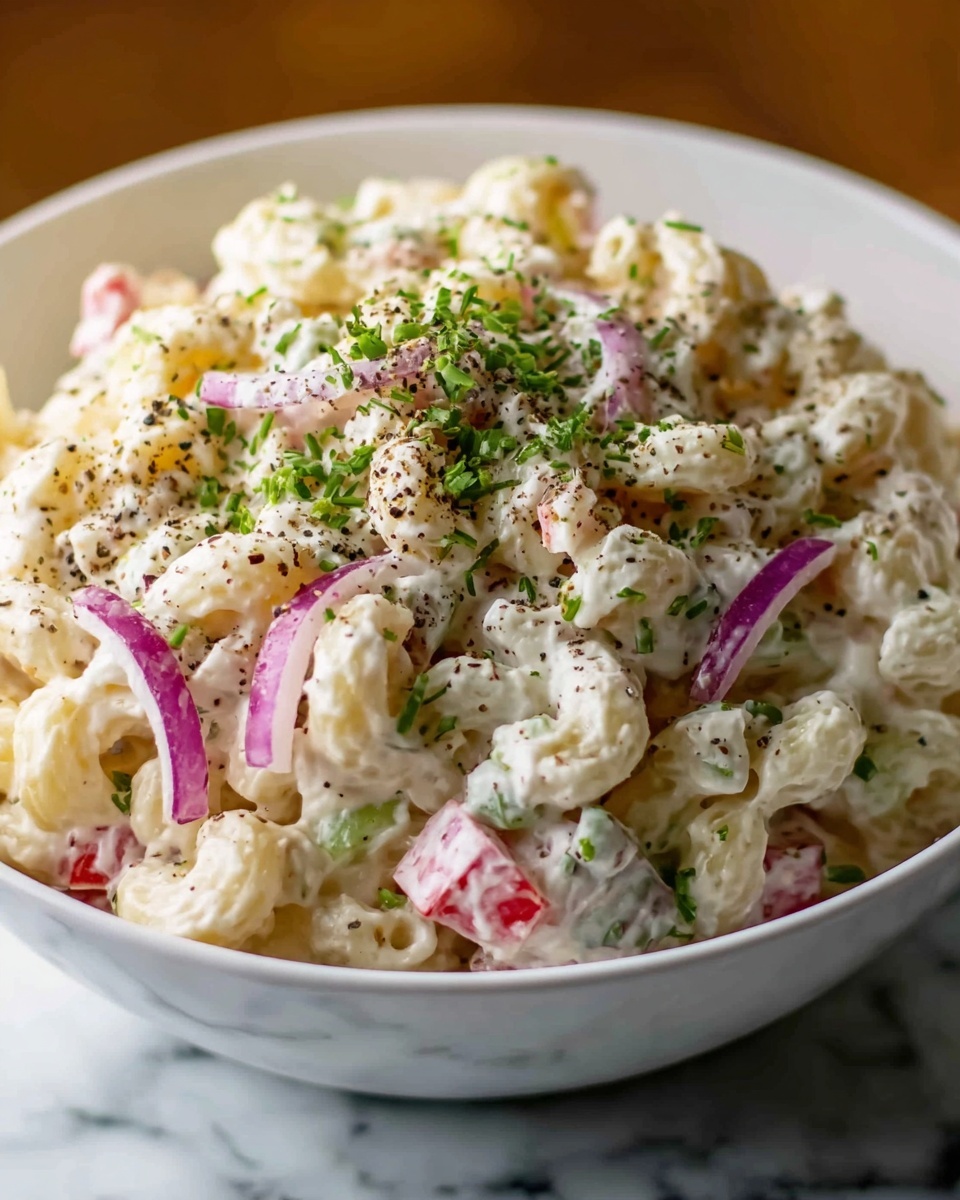 Best Macaroni Salad Recipe for Summer Picnics and BBQs Recipe - Recipe Image