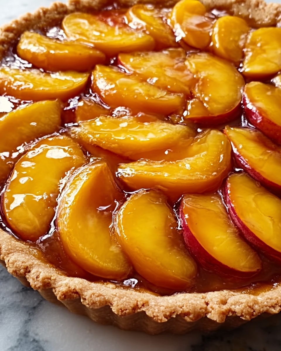 Fresh Peach Pie with Cinnamon and Vanilla Recipe - Recipe Image