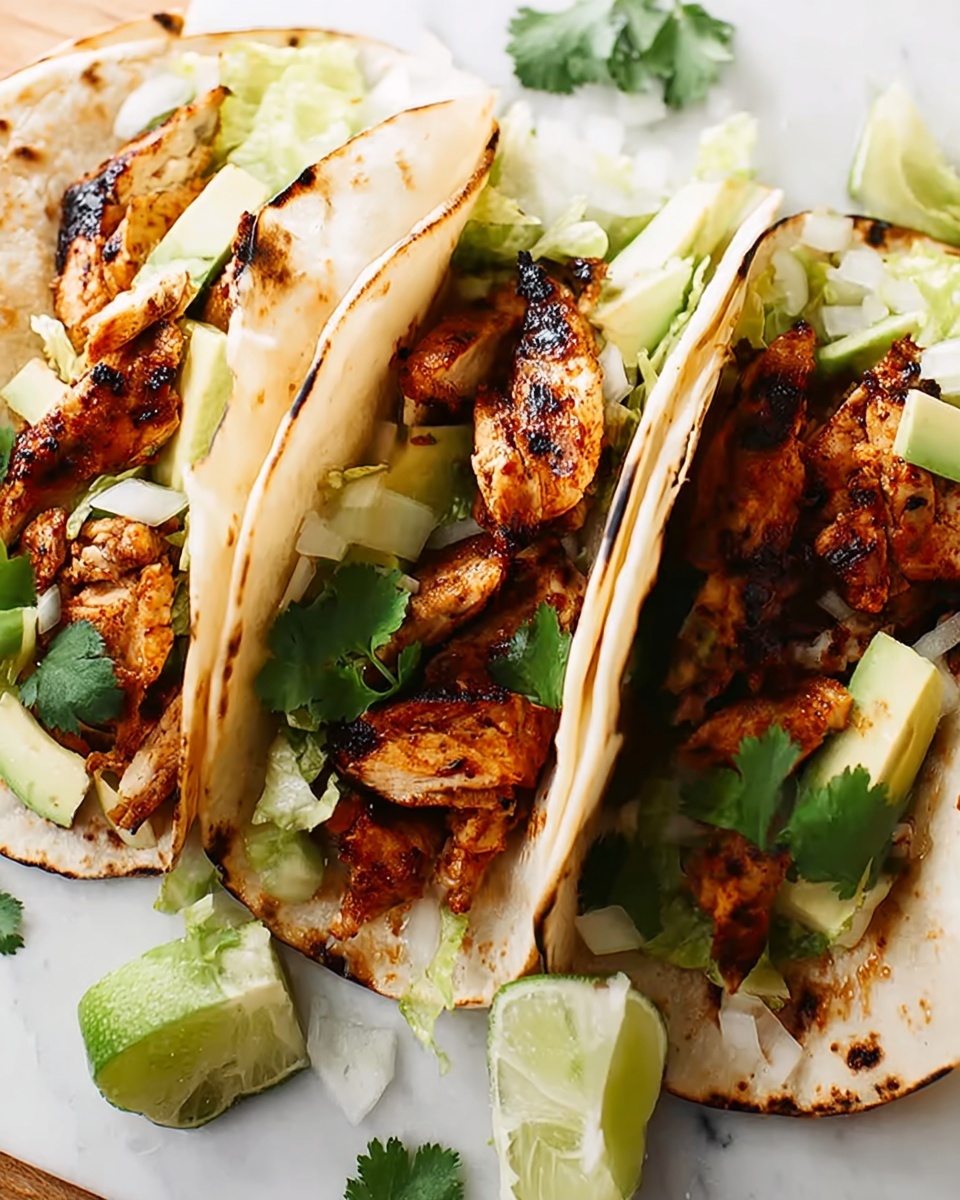 Authentic Mexican Chicken Street Tacos Recipe - Recipe Image