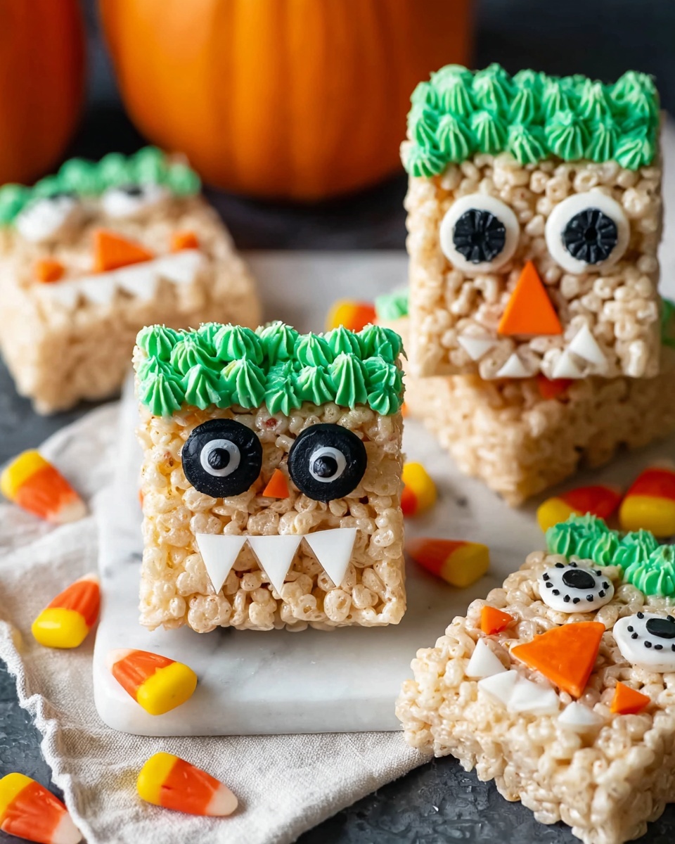 Spooky Halloween Rice Krispie Treats Recipe - Recipe Image
