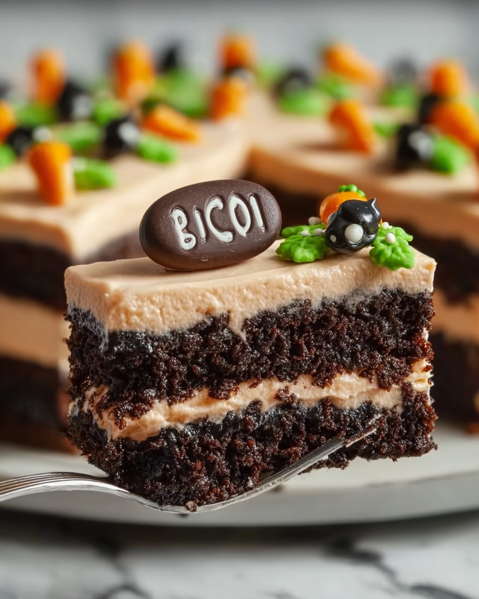 Brownie Dirt Pudding Cups with Halloween Candy Toppers Recipe - Recipe Image