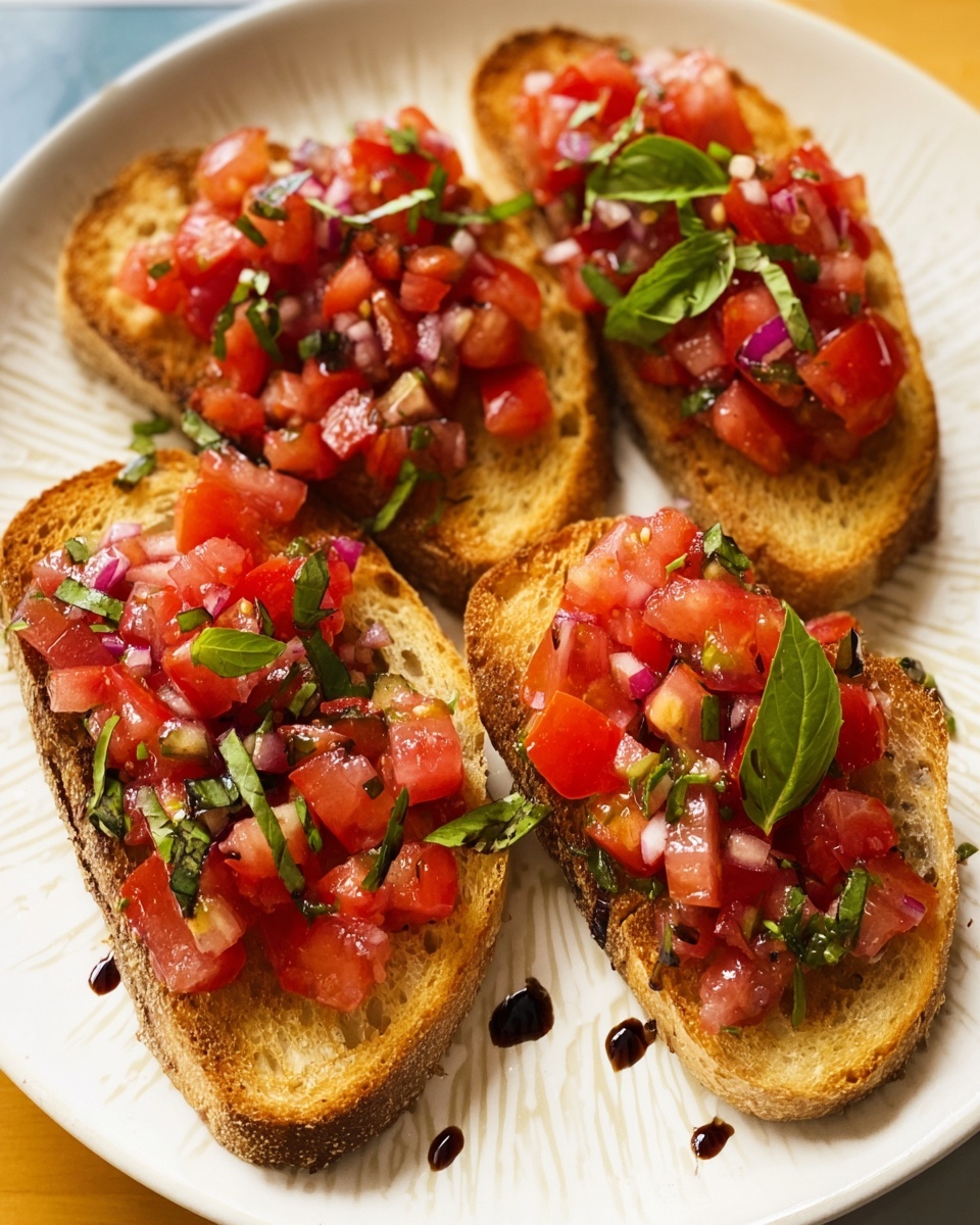 Tomato Basil Bruschetta Recipe - Recipe Image
