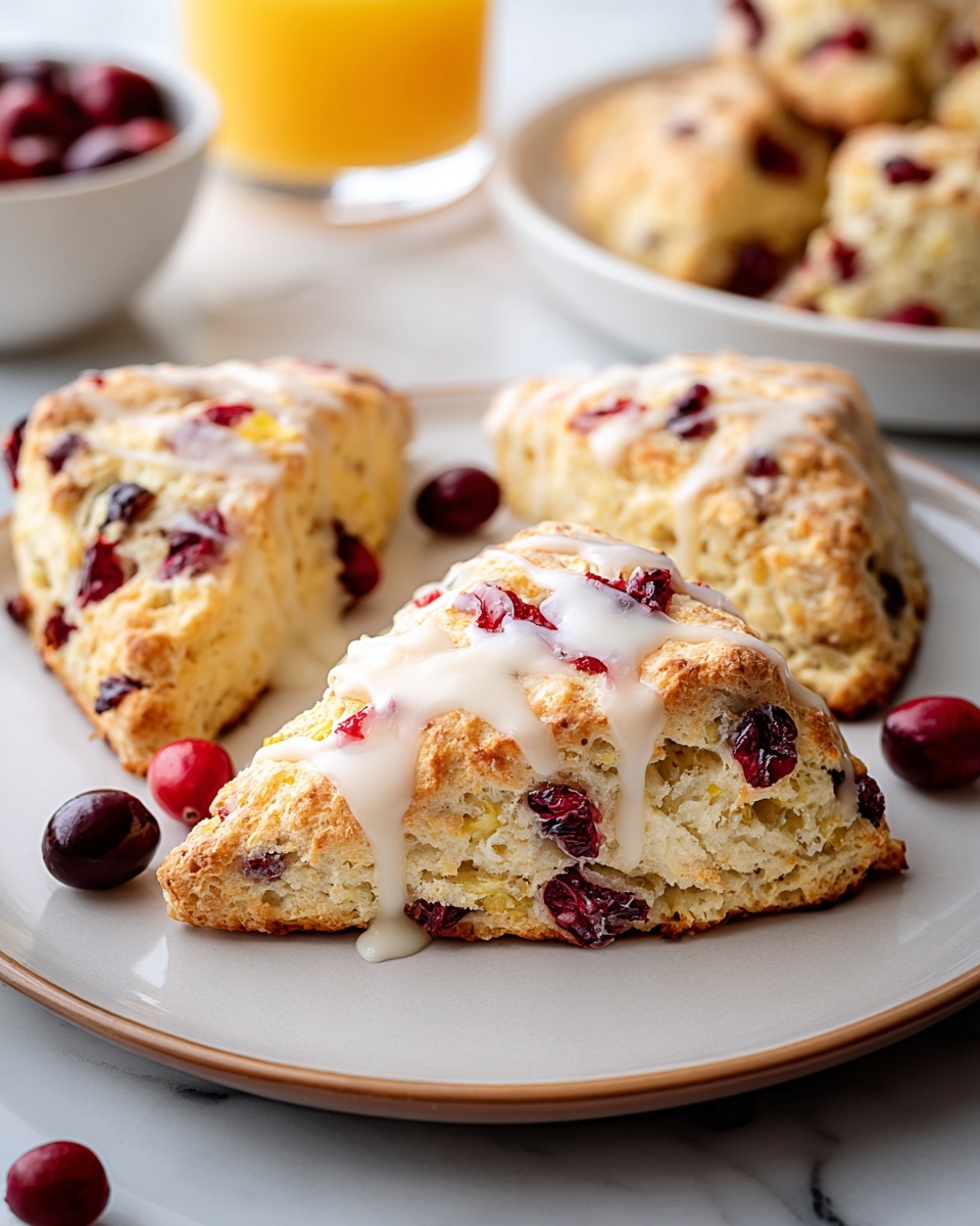 Cranberry Orange Scones Recipe - Recipe Image
