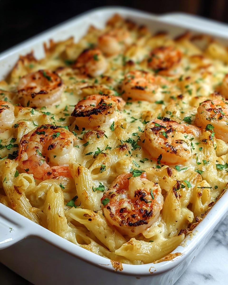 Shrimp Scampi Pasta Bake Recipe - Recipe Image