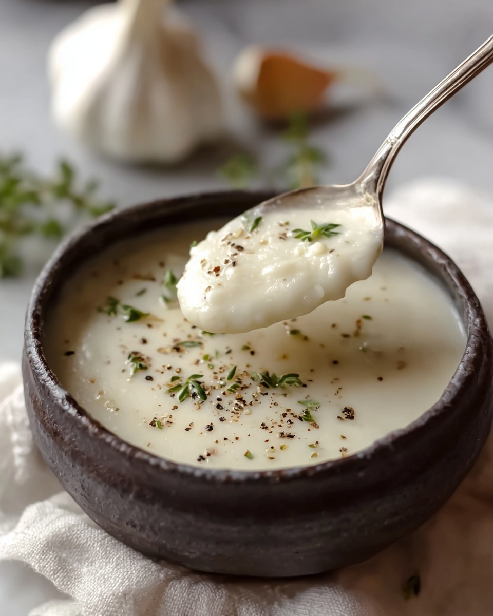 White Garlic Pizza Sauce Recipe - Recipe Image