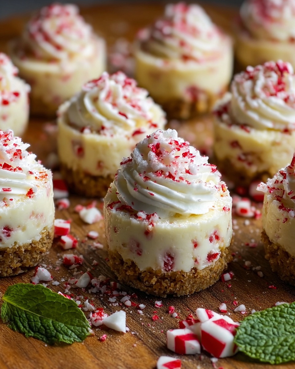 No-Bake Peppermint Cheesecake Bites Recipe - Recipe Image