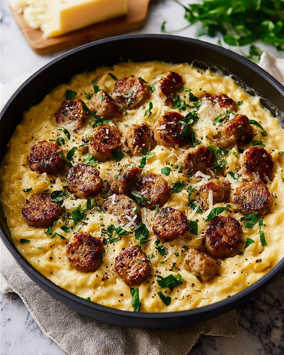 Creamy Chicken Sausage Orzo: A Delicious One-Pot Recipe for Easy Weeknight Dinners Recipe - Recipe Image