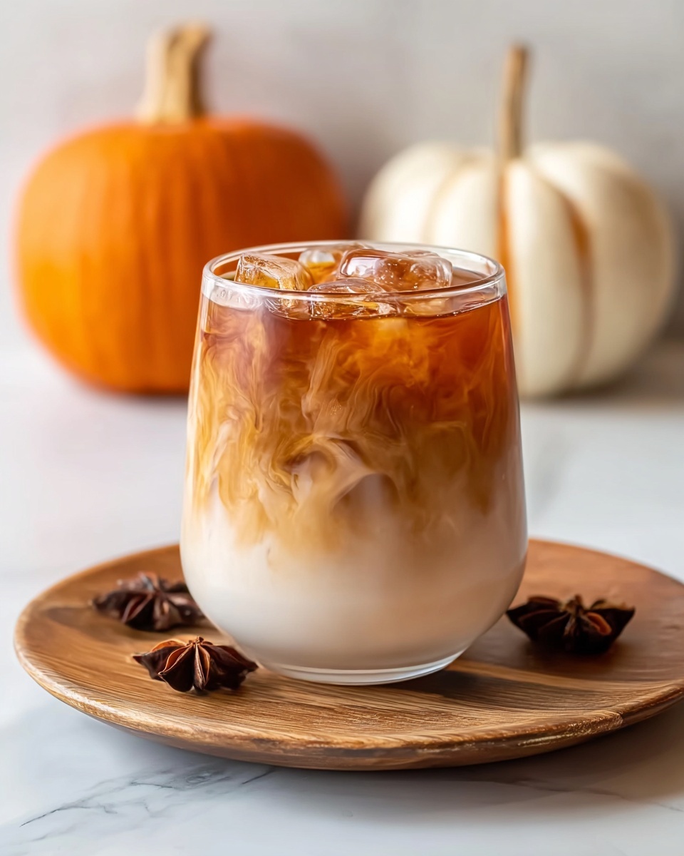 Iced Pumpkin Cream Chai Tea Latte (Starbucks Copycat) Recipe - Recipe Image
