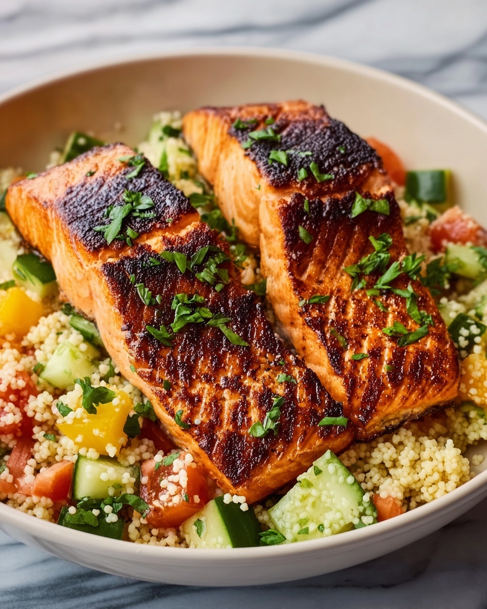 Salmon and Couscous Bowl Recipe - Recipe Image