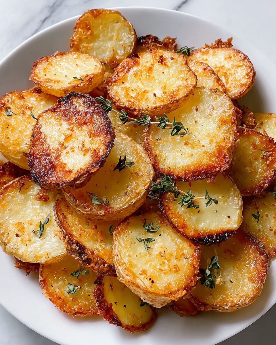 Parmesan Crusted Potatoes Recipe - Recipe Image