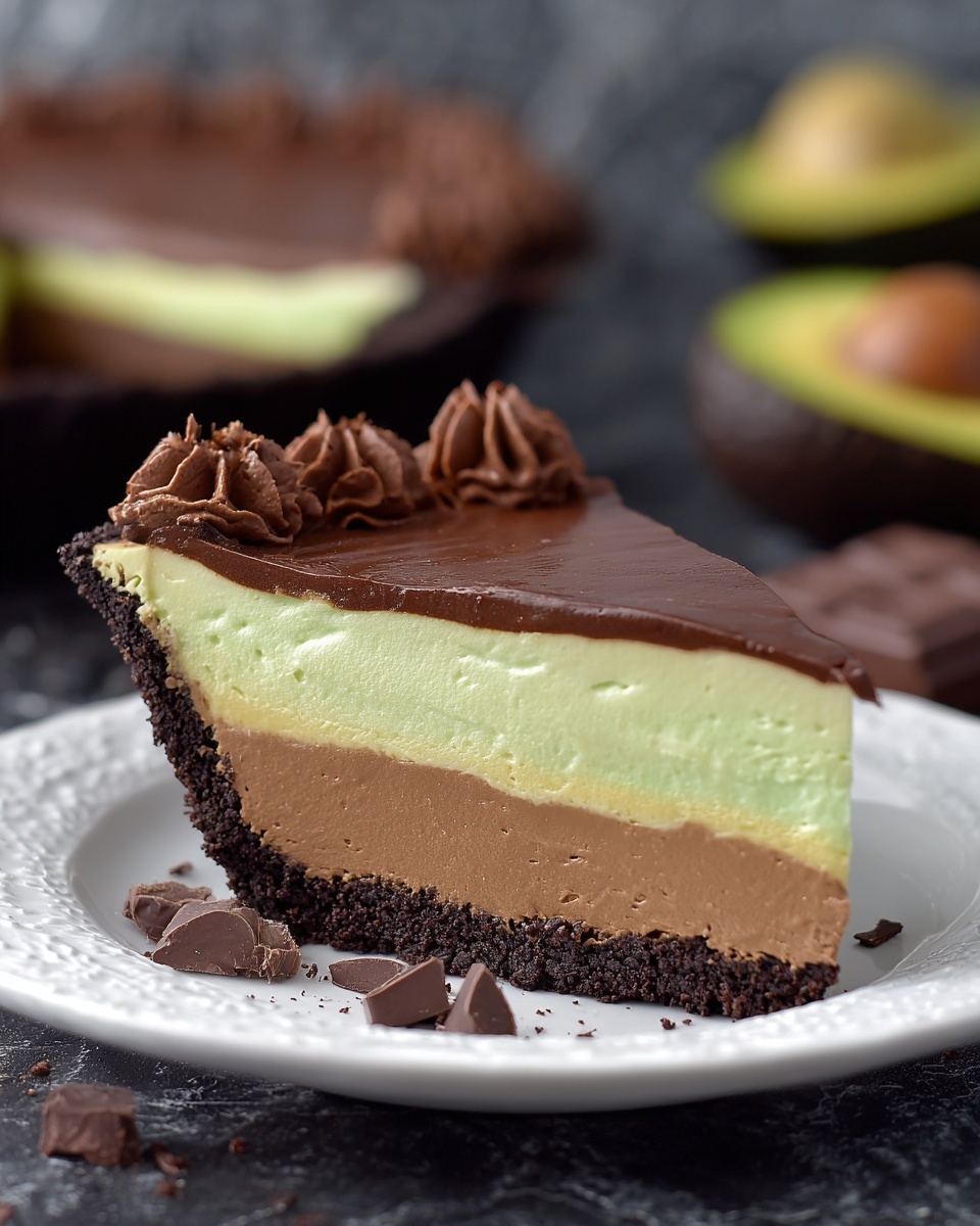 Chocolate Avocado Pie Recipe - Recipe Image