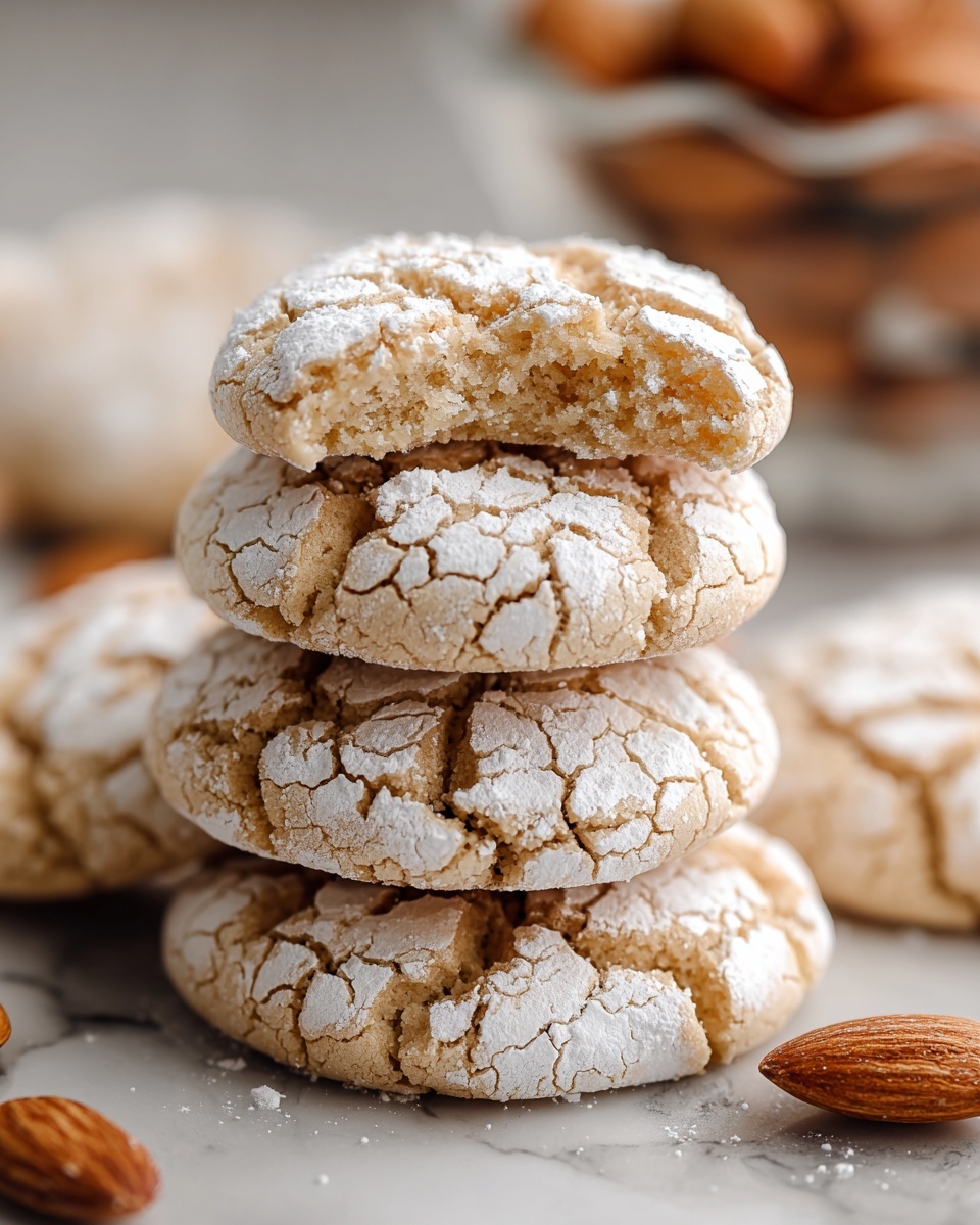 Easy Italian Almond Cookies (Amaretti) Recipe - Recipe Image