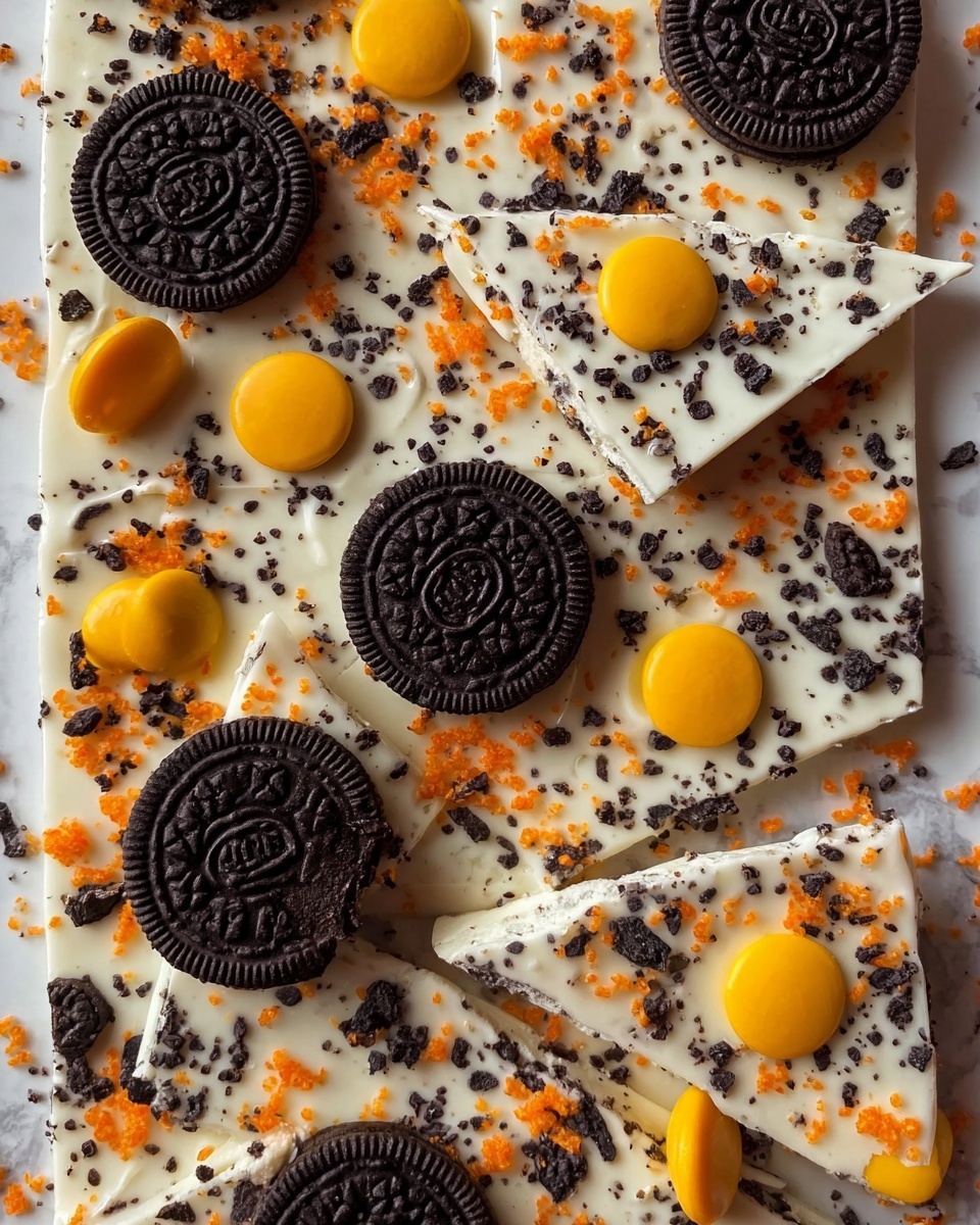 White Chocolate Oreo Bark: An Easy No-Bake Treat Recipe - Recipe Image