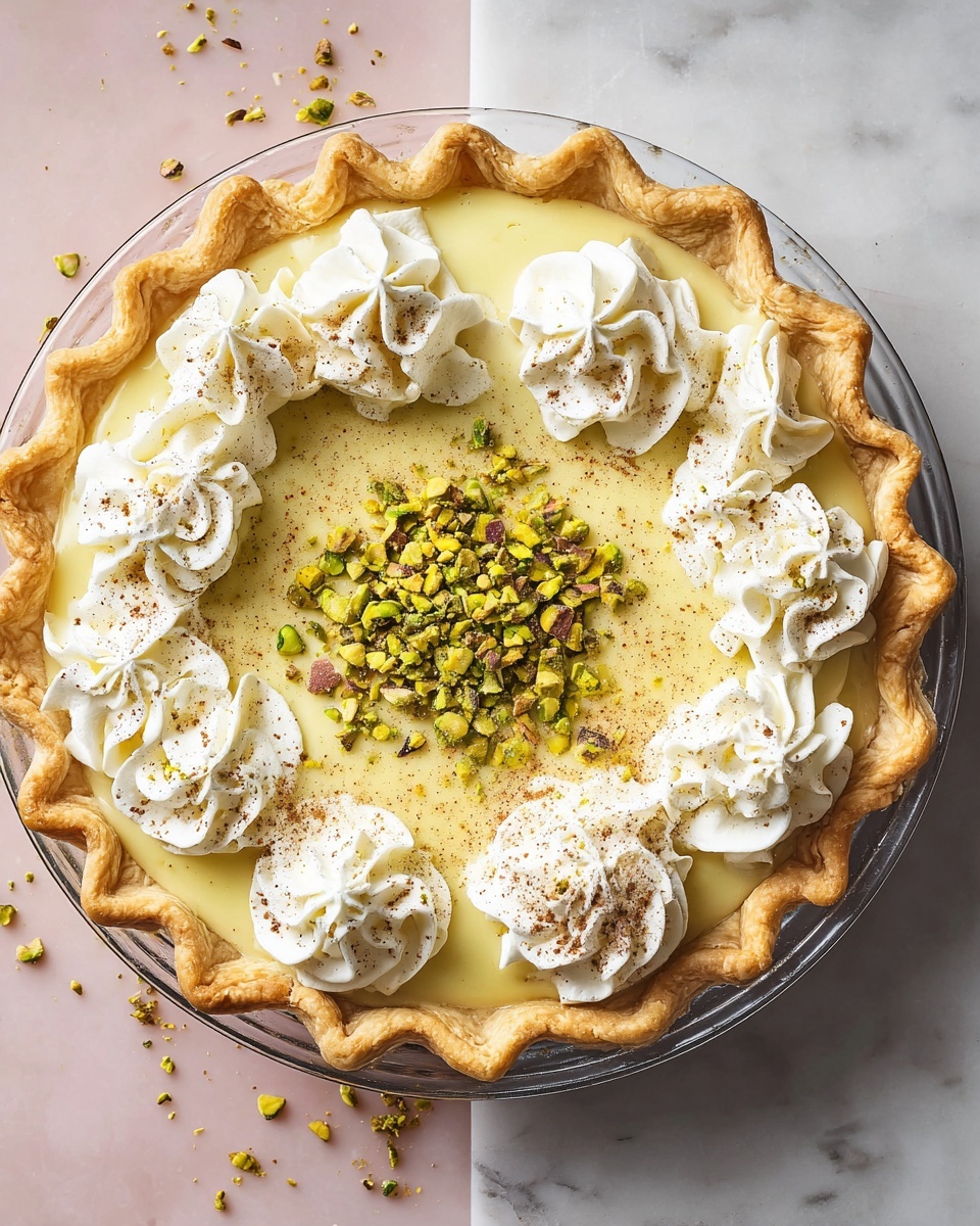 Pistachio Cream Pie Recipe - Recipe Image