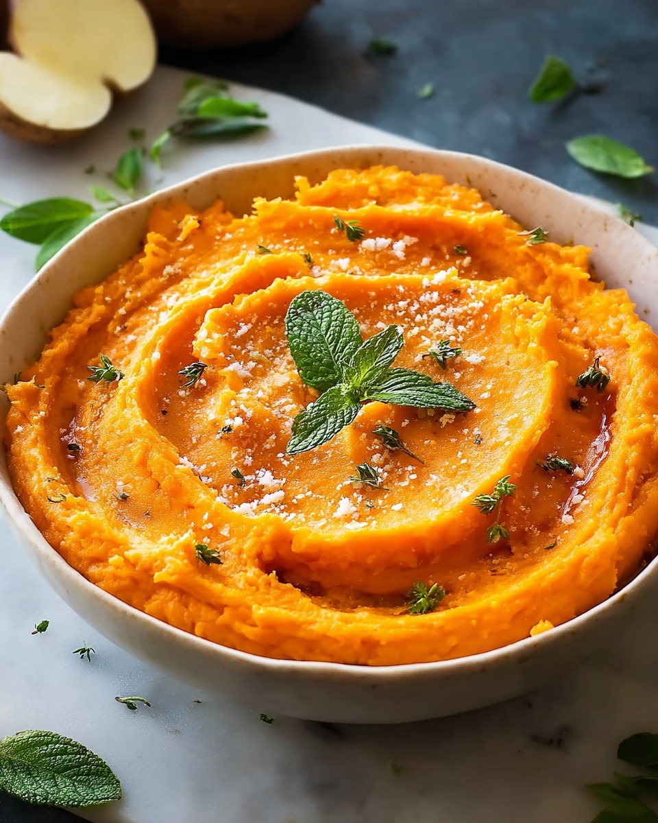 Creamy Maple Mashed Sweet Potatoes: A Soul-Warming Side Dish Recipe - Recipe Image