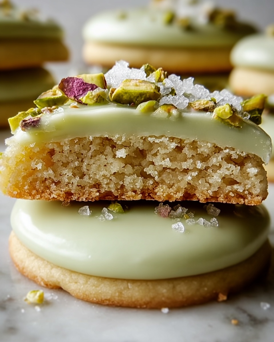 Pistachio Shortbread Cookies Recipe - Recipe Image