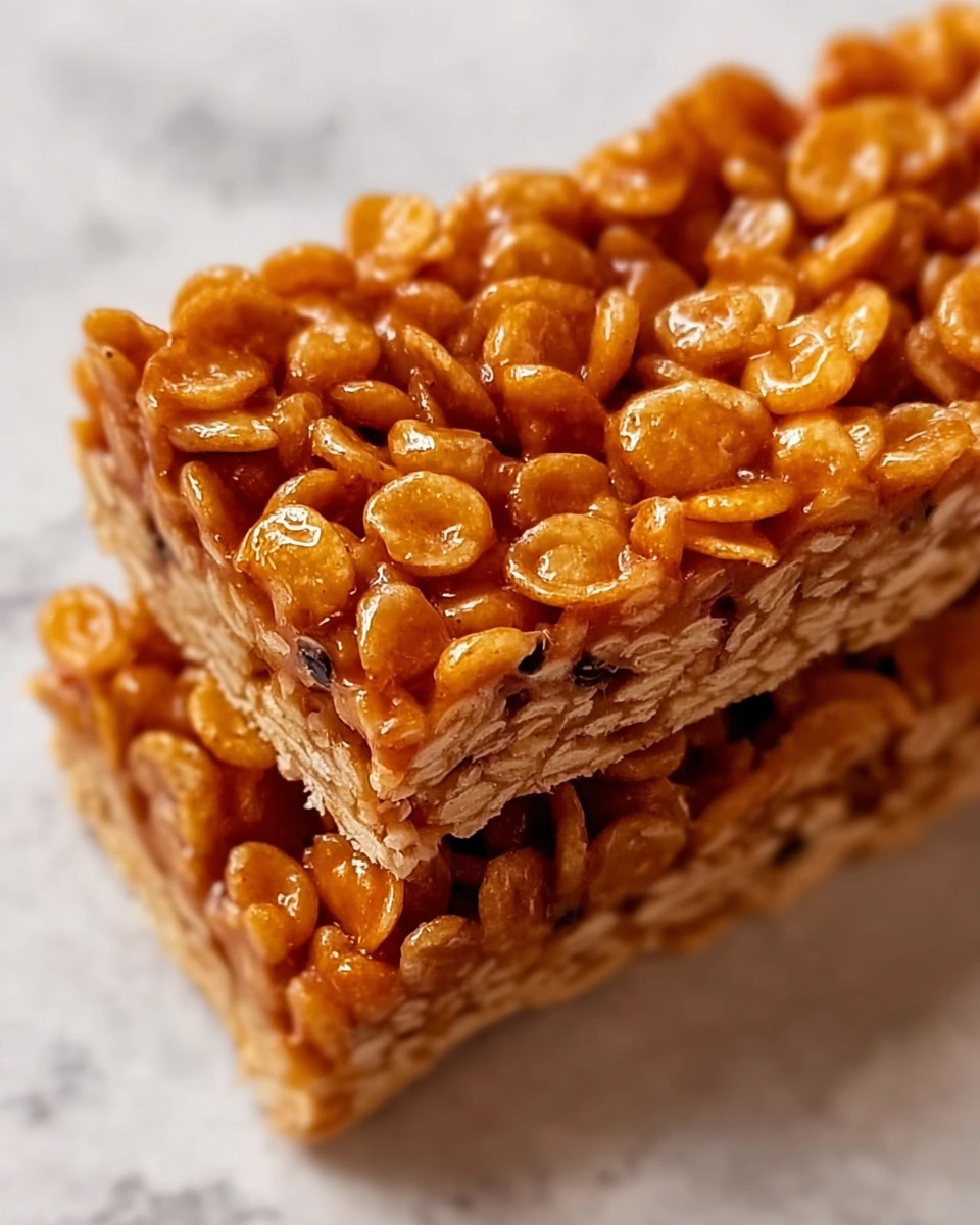 Sweet Peanut Butter Cornflake Bars Recipe - Recipe Image