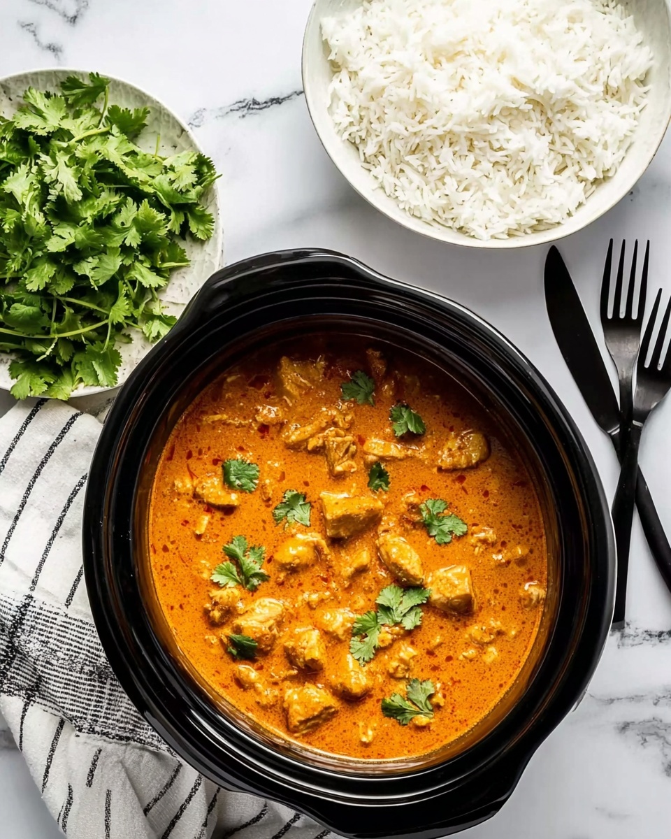 Creamy Crockpot Butter Chicken Recipe - Recipe Image