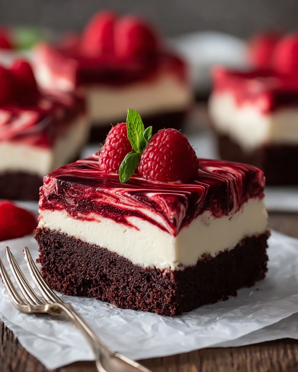 Red Velvet Cheesecake Brownies Recipe - Recipe Image