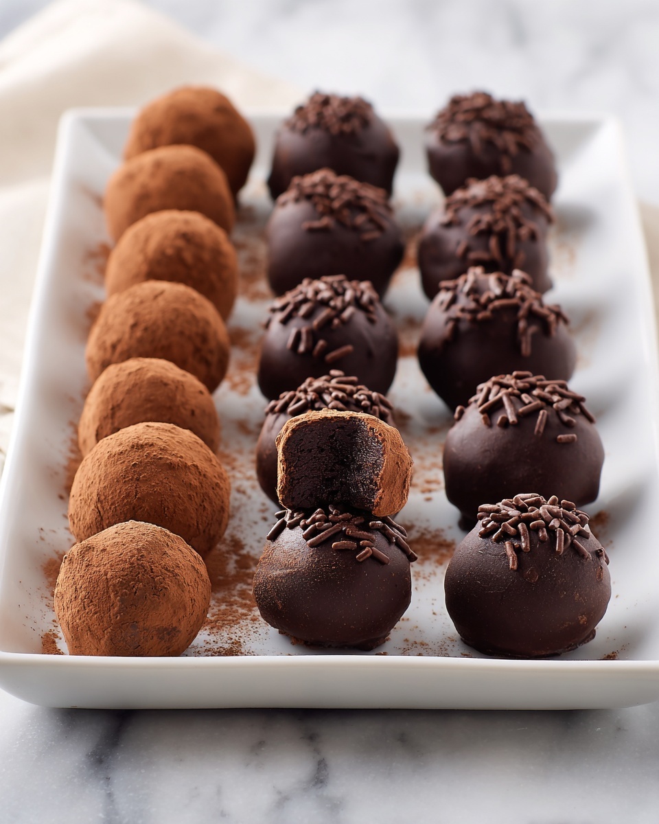 Easy Brownie Truffles Recipe - Recipe Image
