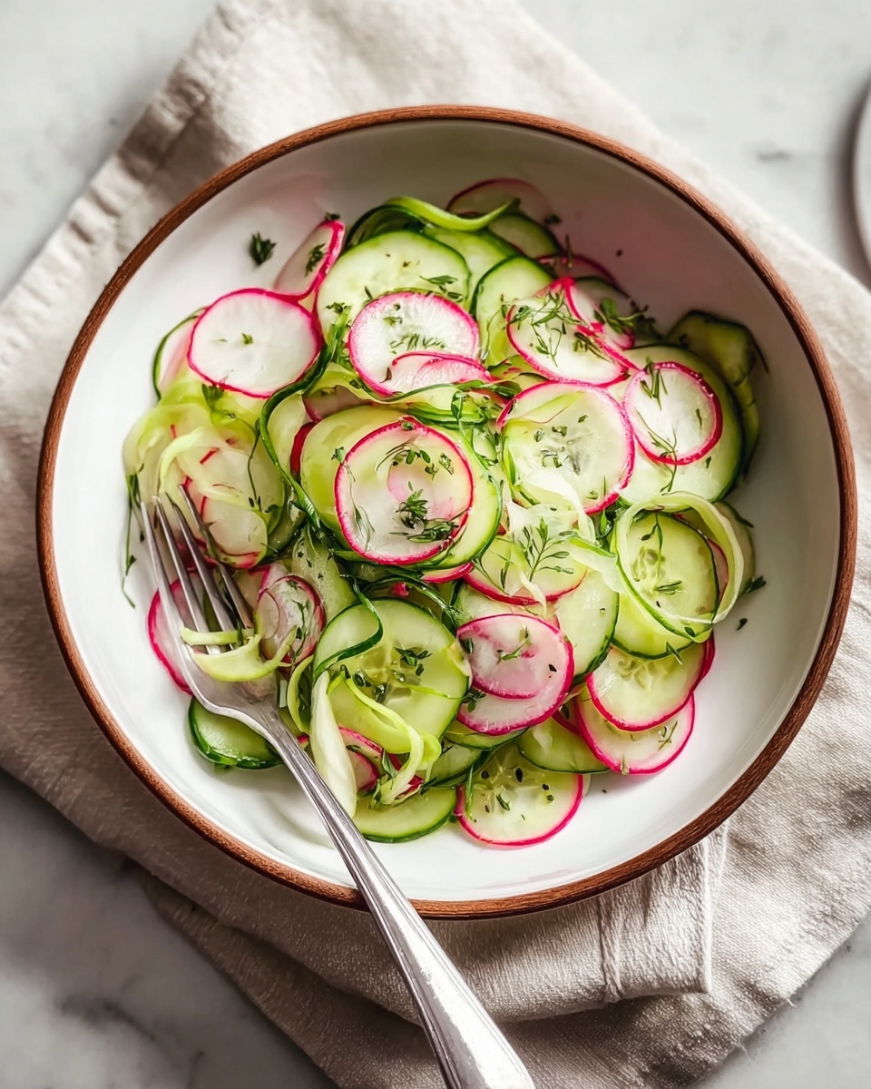 Cucumber Radish Salad Recipe - Recipe Image