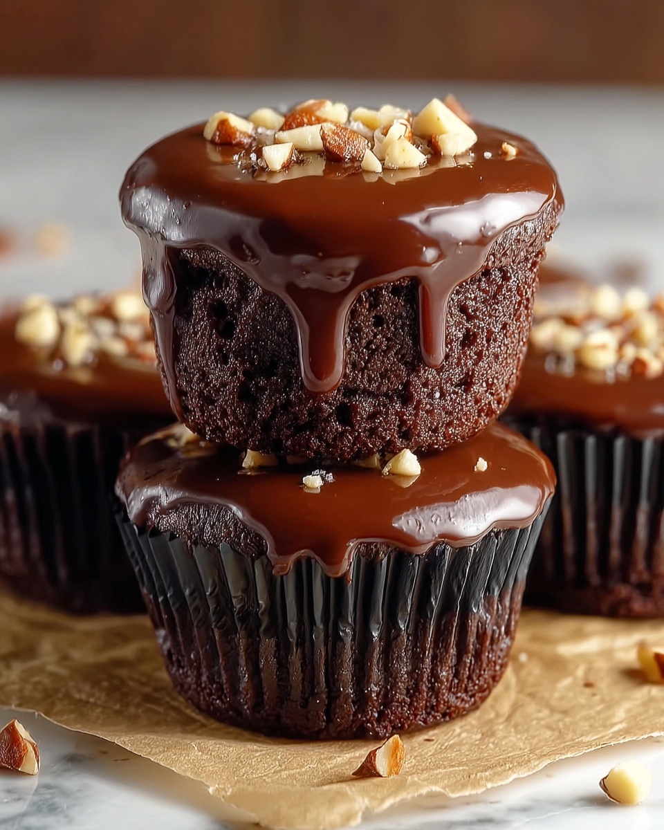 Sticky Toffee Cupcakes with Chocolate Topping Recipe - Recipe Image