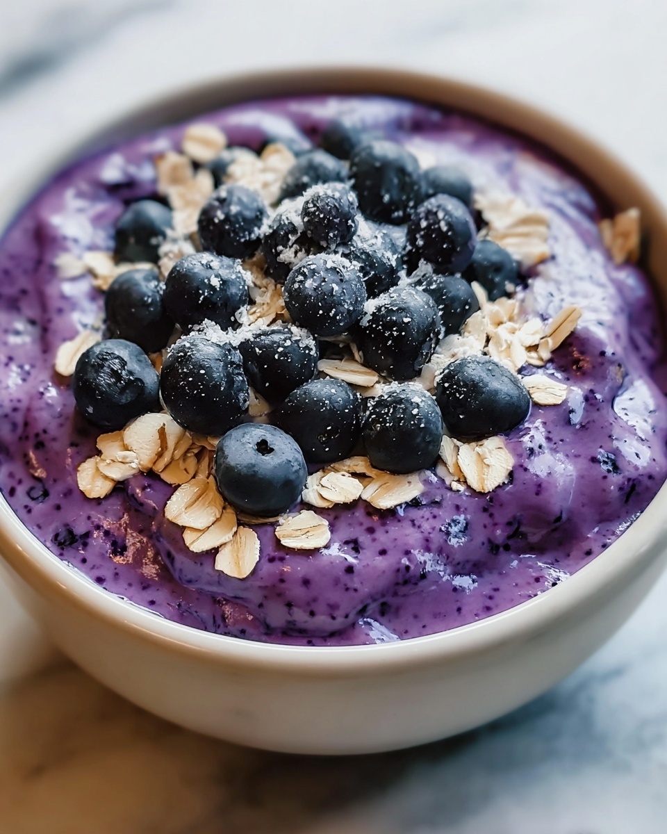 Blueberry Overnight Oatmeal Recipe - Recipe Image
