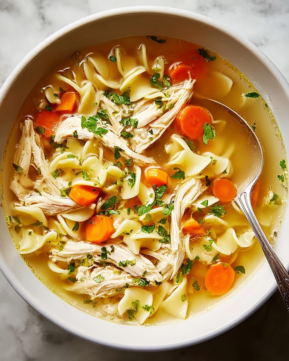 Classic Chicken Noodle Soup Recipe - Recipe Image