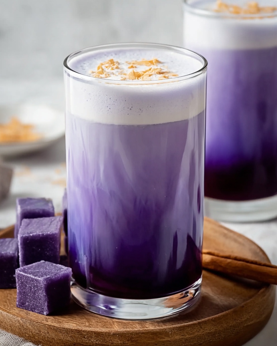 Delicious Ube Horchata: Your Cool Refreshment Adventure Recipe - Recipe Image