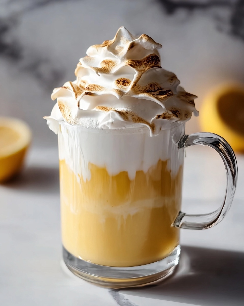Lemon Meringue Hot Chocolate: A Zesty Cozy Delight Recipe - Recipe Image