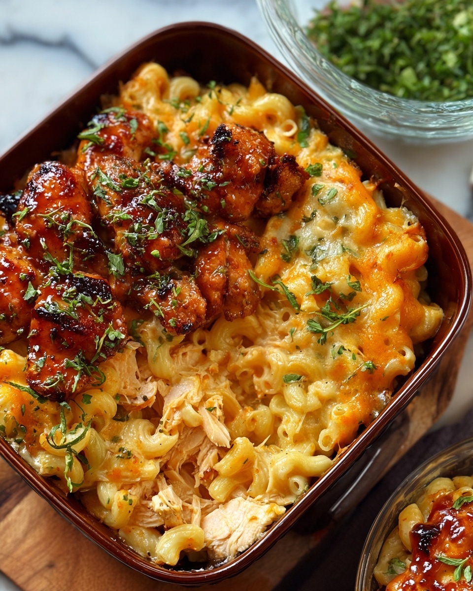 BBQ Chicken Mac and Cheese Recipe - Recipe Image
