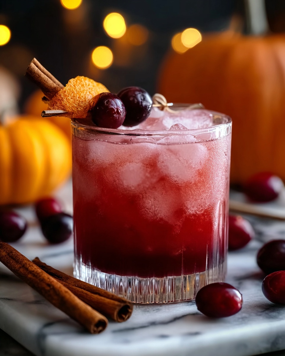 Spooky Halloween Cherry Cinnamon Mocktail Recipe - Recipe Image