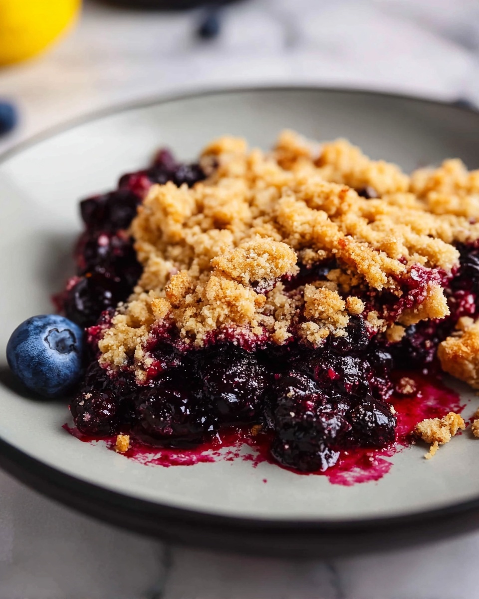 Blueberry Lemon Dump Cake Recipe - Recipe Image