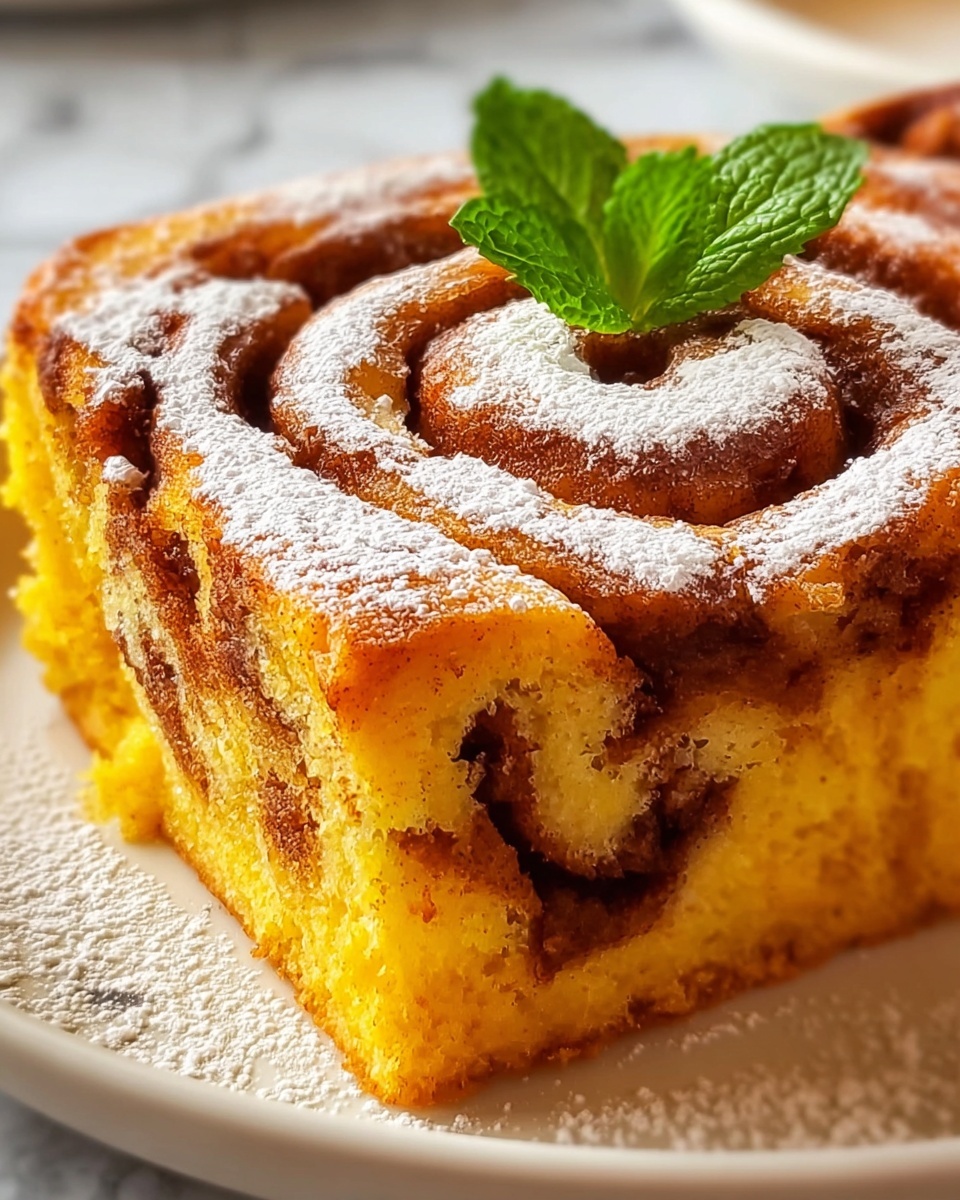 Sweet Potato Cinnamon Roll Cake Recipe - Recipe Image