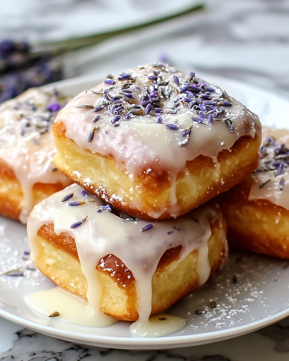 Vegan Lavender Vanilla Bean French Beignets Recipe - Recipe Image