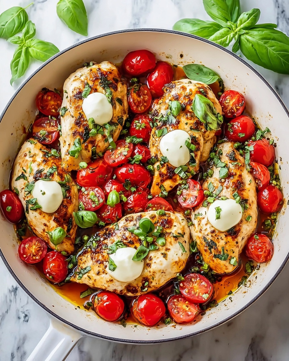 Chicken Caprese Skillet Recipe - Recipe Image