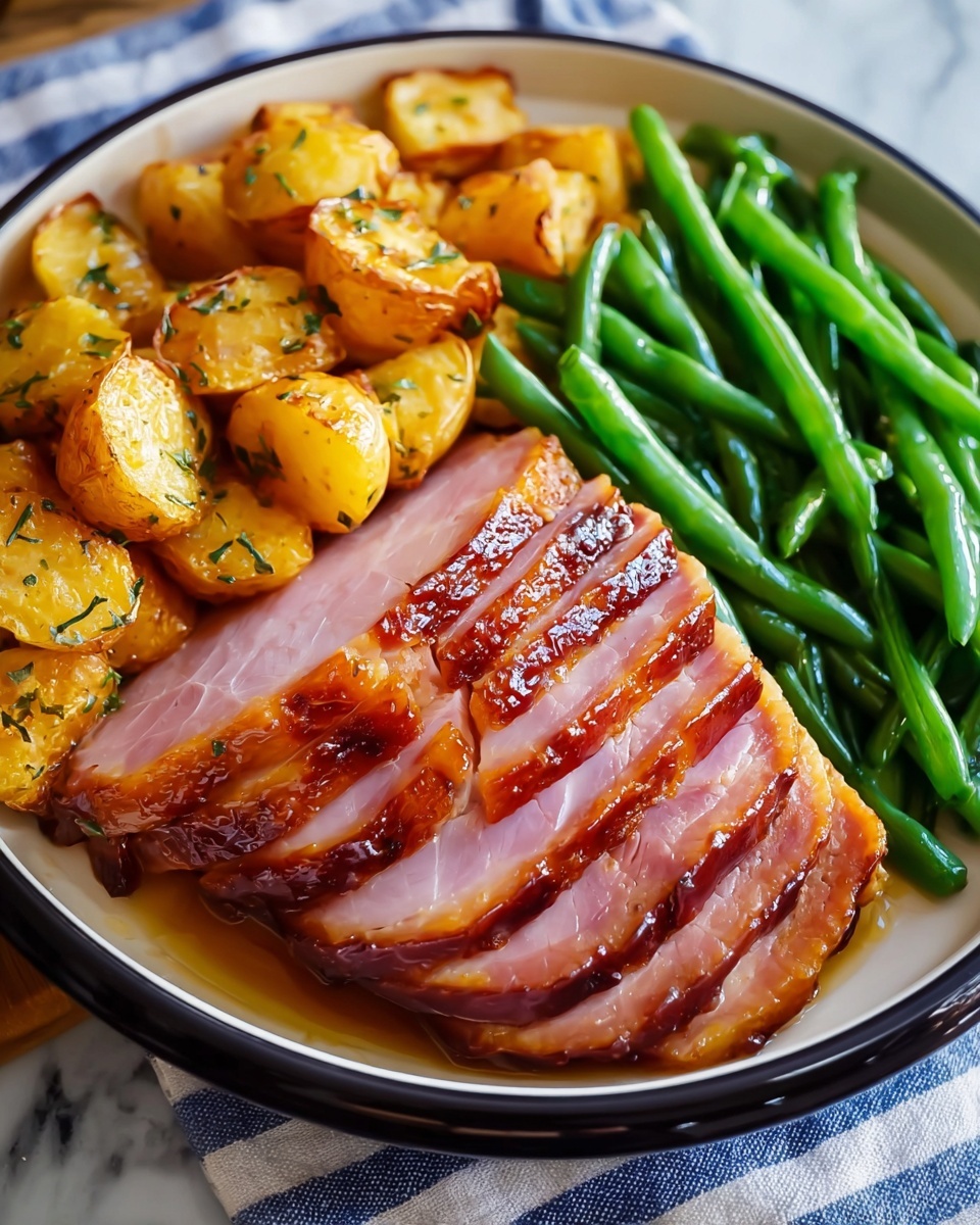 Crockpot Ham, Green Beans, and Potatoes Recipe - Recipe Image