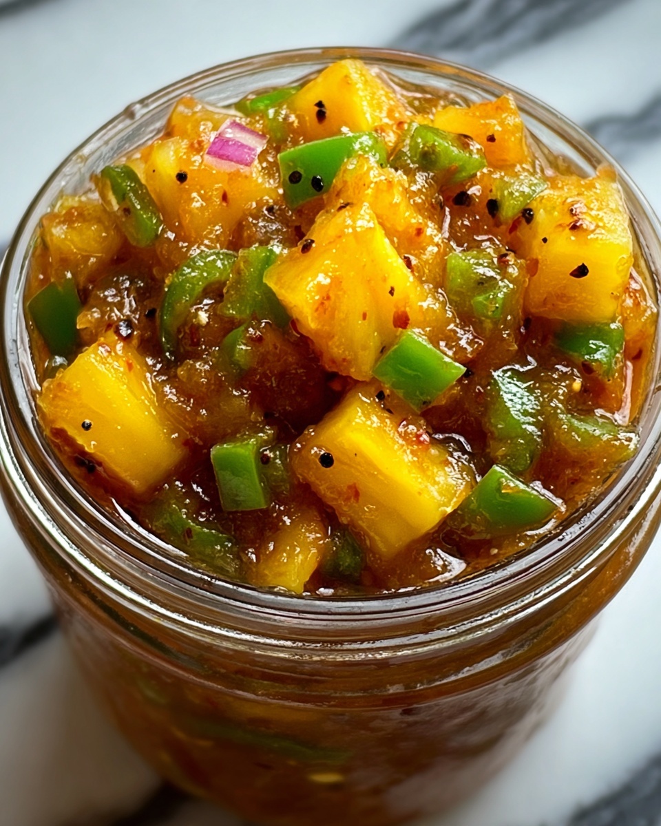 Spicy Pineapple Jalapeño Chutney Recipe - Recipe Image
