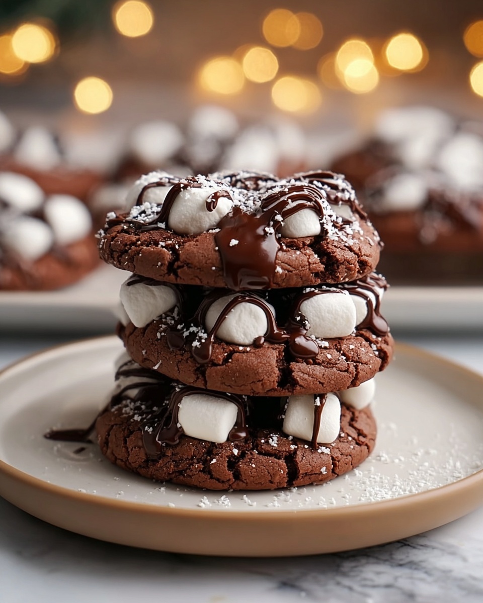 Gooey & Festive Hot Cocoa Cookies: The Ultimate Holiday Treat Recipe - Recipe Image